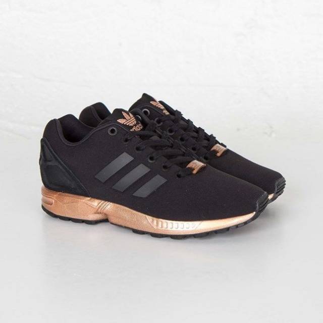 adidas zx flux rose gold